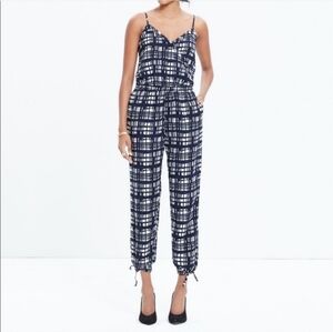 Madewell Wrap Cami Printed Jumpsuit